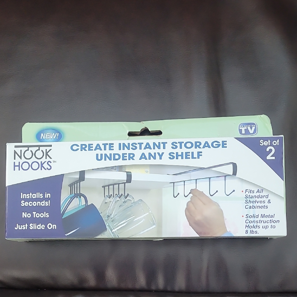 Nook Hooks Metal Storage Solution